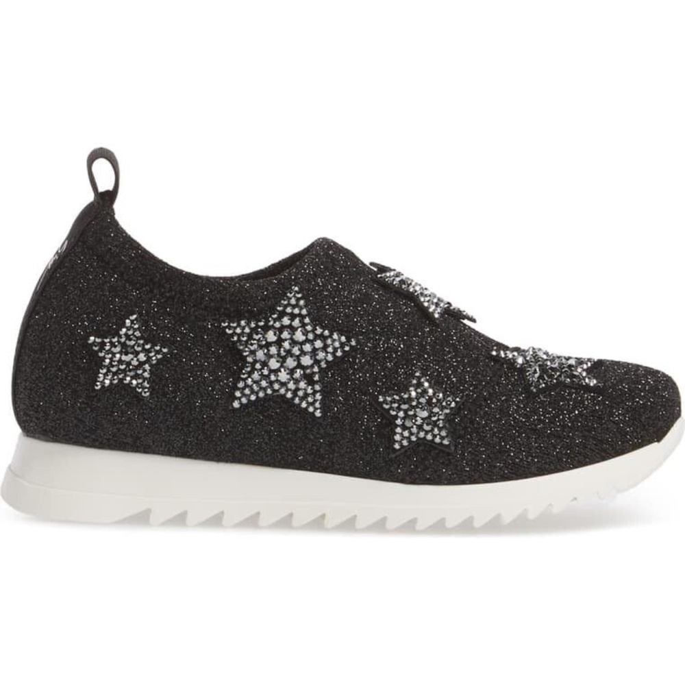 Giuseppe Zanotti Girls Natalie Stars Crystal Slip On Sneakers EU 26 US 9.5